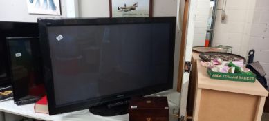 A Panasonic TX-P46508 TV with remote COLLECT ONLY