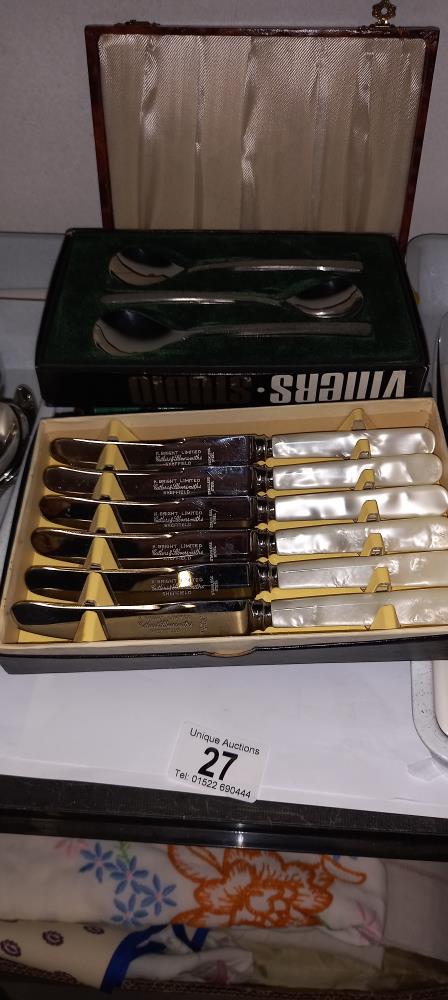 A good lot of cutlery including boxed items - Image 3 of 4