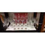 A good lot of wine glasses, boxed set of 4, 2 sets of 6, 2 sets of 4 (one lot being Snowball