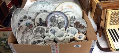 A large lot of plates and miniature plates from Germany COLLECT ONLY