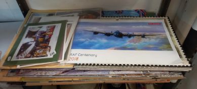 A selection of railway calendars plus completed and carded railway related jigsaw puzzles COLLECT