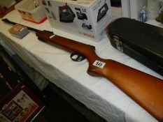 A BSA .22 Meteor air rifle with pellets, COLLECT ONLY.