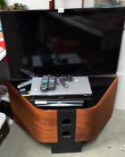 A Panasonic TXL-39EM6B TV with Blu-ray player, sky box and tv stand COLLECT ONLY