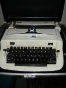 A vintage Royal typewriter.