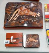 A set of boxed Australian Yijan tablemats and coasters