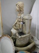 A garden statue/water feature, COLLECT ONLY.