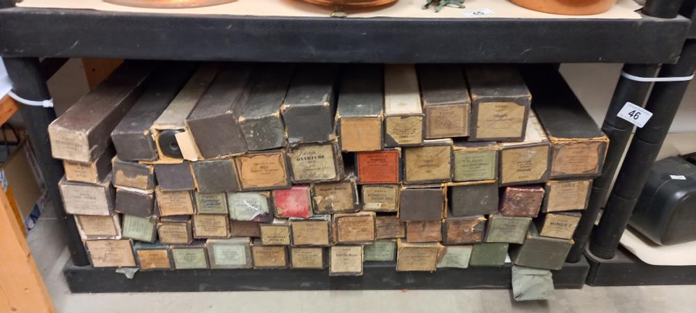 A large quantity of antique pianola rolls COLLECT ONLY
