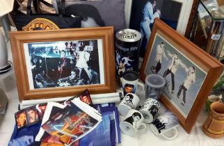A large lot of Elvis memorabilia. COLLECT ONLY