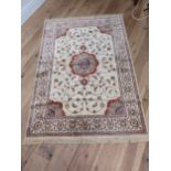 Decorative carpet square {180 cm L x 117 cm W}.