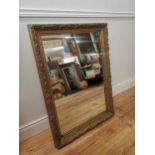 Decorative giltwood wall mirror { 96cm H X 69cm W }.