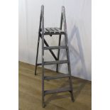 Set of Painters ladders {122 cm H x 33 cm W x 33 cm D}.