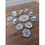 Nineteen piece Paragon ceramic tea set.
