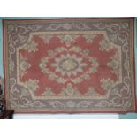 Early 20th C. Aubusson hanging rug {330 cm L x 220 cm W}.