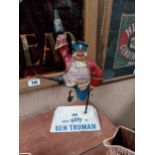 More Hops in Ben Truman Estd. 1666 Pale Ale Pirate advertising figure {46cm H x 21cm W x 13cm D}