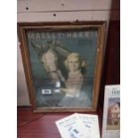 Rare Massey-Harris By Appointment William Thompson & Co Londonderry framed advertising print. {48 cm