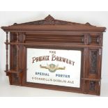The Phoenix Brewery Special Porter O'Connell's Dublin Ale framed advertising mirror {140 cm H x
