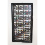 100 Whiskies of the World framed jigsaw {81 cm H x 42 cm W}.