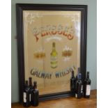 Persse's Galway whiskey Nuns island distillery framed advertising mirror {110 cm H x 85 cm W}.
