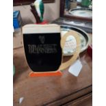Draught Guinness Pint Perspex counter advertising sign. {18cm H X 16cm W}.