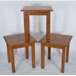 Three pub tables {77 cm H x 71 cm Dia.}.