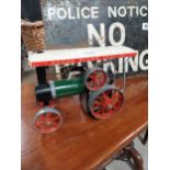 Mamod Steam Tractor model engine {17 cm H x 26 cm W x 12 cm D}.