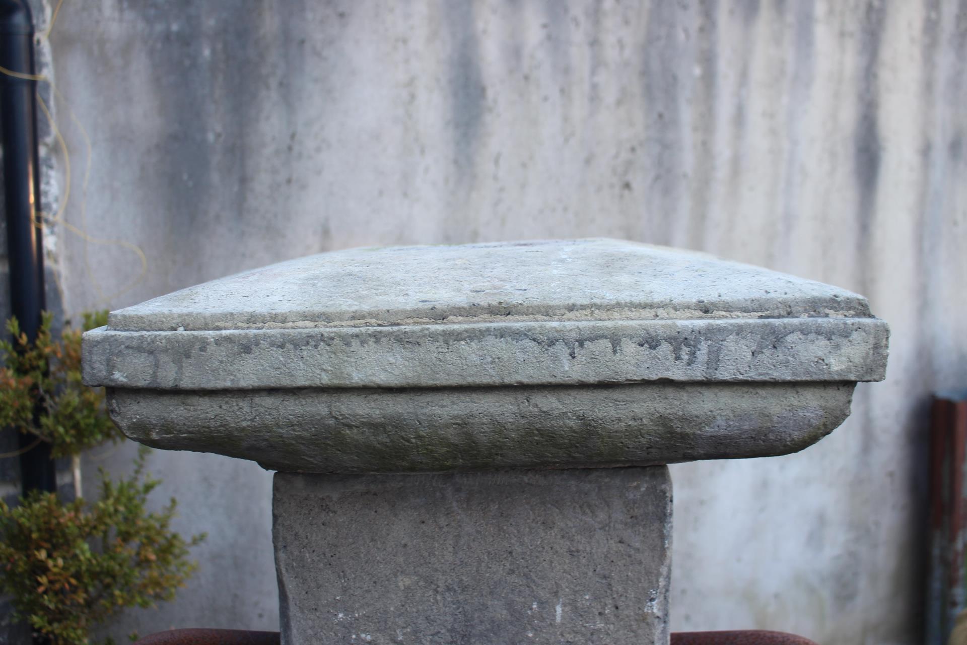 Stone octagonal central fountain {H 150cm x Dia 200cm}. - Image 4 of 7