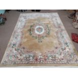 Decorative carpet square {380 cm L x 275 cm W}.