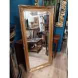 18th C. Italian gilt wall mirror {158 cm H x 77 cm W}.