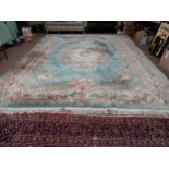 Good quality decorative carpet square {490 cm L x 365 cm W}.