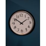 Retro metal wall clock in the Industrial style {60 cm Dia.}.