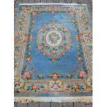 Large decorative carpet square. {395 cm L x 275 cm W}.