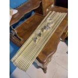 Sixteen good quality brass stair rods in the Victorian manner {87 cm L}.