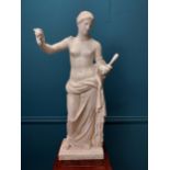 Early 20th C. plaster statue of Venus {89 cm H x 41 cm W x 34 cm D}.