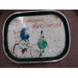 My Goodness My Guinness Seal tin plate drinks tray. {32 cm H x 42 cm W}.