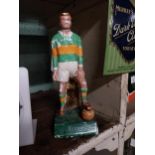 Kerry GAA footballer advertising figure. {22cm H x 8 cm W x 9 cm D}.