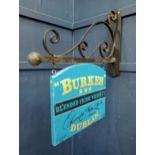 Burkes double sided hanging sign {H 72cm x W 9cm x D 60cm}