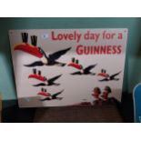 Lovely Day for a Guinness tin plate advertisement. {51 cm H x 70 cm W}.