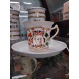 Edward Carson commemorative Cup and Saucer One Crown One Parliament One King Paragon China. Cup {8