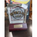 Special Ale light up Perspex counter display. {19 cm H x 15 cm W x 8 cm D}