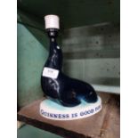 Guinness is Good for You Carltonware ceramic Seal lamp. {24 cm H x 17 cm W x 13 cm D}.