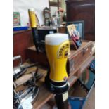 Boddington's counter pump. {43 cm H x 25 cm W}.