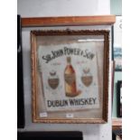 Sir John Power and Sons St Johns Lane Distillery framed print. {49 cm H x 41 cm W}.