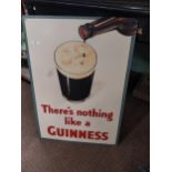 Tin plate There's nothing like a Guinness advertising sign. {70 cm H x 50 cm W}.