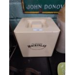 Mackinlay's ice bucket. {18 cm H x 20 cm W x 20 cm D}.