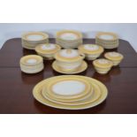 Shelly porcelain sixty piece dinner service.