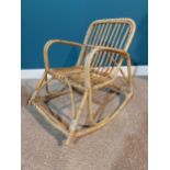 1950s bentwood child's rocking chair {55 cm H x 43 cm W x 60 cm D}.