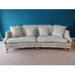 Exceptional quality Duresta Hornblower three seater sofa upholstered in with the option on LOT 86