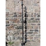 19th C. cast iron clothes line pole {H 220cm x W 204cm x D 20cm }