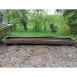 Cast iron trough ( Herbert Bale) A {H 18cm x W 181cm x D 31cm}