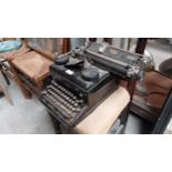 1930's Royal Typewriter. {25 cm H x 28 cm W x 37 cm D}.